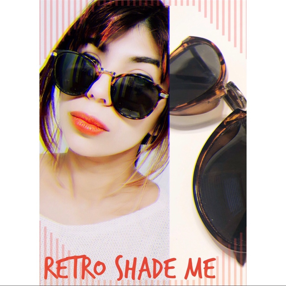 SOLD | Havana Brown Round Sunglasses Vintage Retro